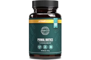 Probiotiques Primal Harvest - 30 Capsules Pour une flore intestinale saine - 15 souches de probiotique flore intestinale dynamiques pour la santé digestive.