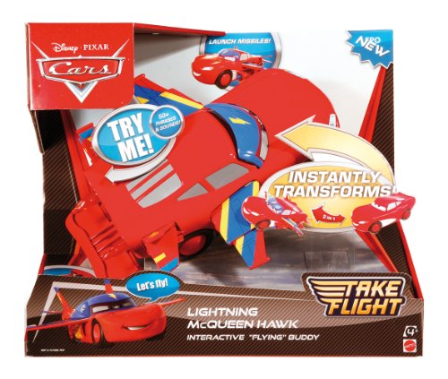 Imagen 2 de Cars X0257 - Coche con diseño de Rayo McQueen convertible en avión