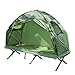 Produktbild SoBuy® Feldbett mit Zelt Campingliege Klappliege Campingbett Klappbett OGS31-GR