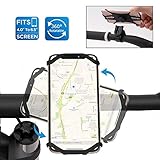 VOLLBILD-ZUGRIFF & 360° DREHBAR --- Neuesten humanisiertes Design, blockiert Face ID, Lichtsensor, Homeansicht und Finger Senor nicht mehr, geeignet für allen Bildschirm. 360 Grad verstellbar, wenn Navigation, Nachrichten, Kilometerstand verfolgen möchten, was die Flexibilität beim Radfahren maximiert.