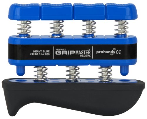 prohands by Gripmaster medical - Aparato entrenador de dedos, color azul, resistencia 7 lbs