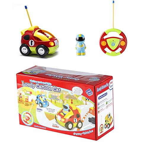 Preisvergleich Produktbild Newgreenca Kinder Kleinkinder Baby Cartoon Astronaut R / C Funksteuerung Rennwagen-Spielzeug-Geschenk