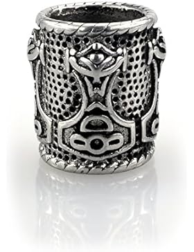 Edelstahl Bartperle Thor's Hammer - Innendurchmesser 8 mm