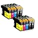 Produktbild TS 10 Pk Tintenpatronen für Brother LC203 lc-203 (4 schwarz, 2 gelb, 2 magenta, 2 Cyan) für Druckern mfc-j4320dw, mfc-j4420dw, mfc-j4620dw, mfc-j5620dw, mfc-j5720dw von Toner Surplus