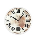 Die Maße der runden Wanduhr sind ø 43 cm x 4 cm