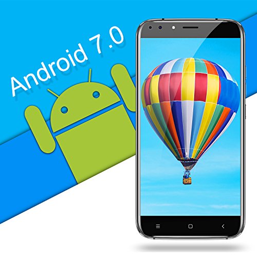 Handy ohne Vertrag, Oukitel U22 5.5 Zoll Smartphone (GroÃŸe Batterie 2700mAh, Android 7.0, 2GB +16GB Interner Speicher, 13MP + 8MP) Handy mit 2 Simkarten GPS Bluetooth WIFI-Schwarz