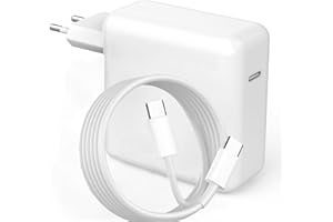 OKRAY Caricatore Mac Book da 67W Compatibile con MacBook Air MacBook Pro 13 14 15 16 Pollici 2024 2023 2022 2021 2020, M1 M2 M3 Mac Laptop, iPad, Caricabatterie Rapido con Cavo di Ricarica 1.8M/5.9FT