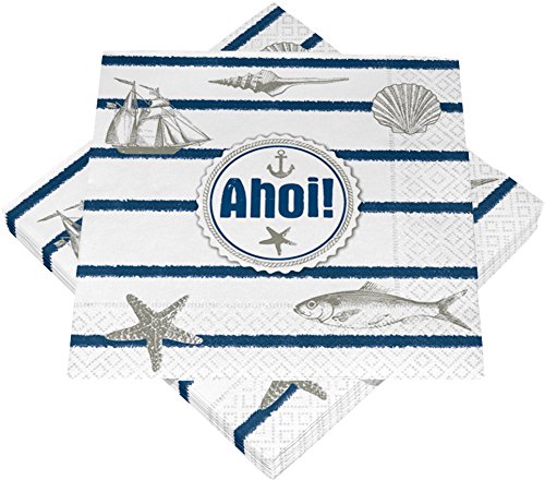 HEKU 30243-120 100 Servietten, 3-lagig, Ahoi!