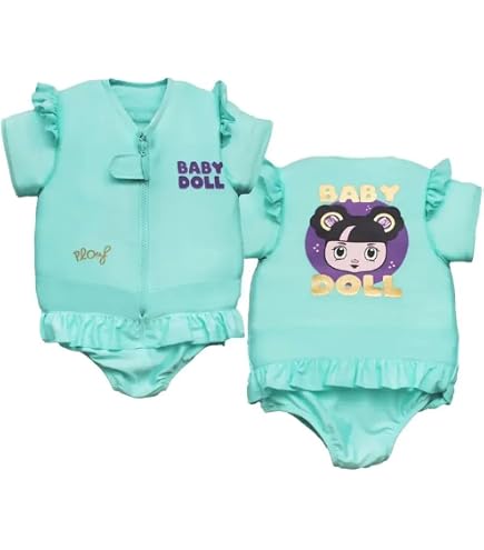 Maillot De Bain Bouée Intégré Bébé - Flotteur Intégré, Sécurité Piscine/plage, Garçon/fille, Aide à La Flottaison - 6