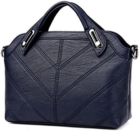 Great Strange Women single Shoulder Bag Sheepskin handbag Diagonal Cross Packets Fashion Simple Six colors Shopping Work , deep blue