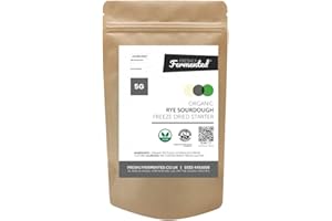 Freshly Fermented – Organic & Vegan Certified Freeze Dried Sourdough Culture, Rye