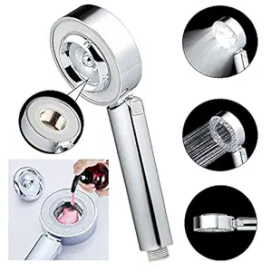 ERIZONE 3 In 1 round faucet Shower With Handheld & High Pressure SPA Mode Bathroom Sprayer stainless steel No Drill Spray Modes, 50% Water Save, Double-Sided Round Shower Feel More Comfortable Multi functional