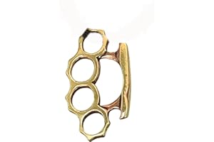 Kiss of Leather Br.178 Pendentif en forme de poing américain en bronze , Bronze