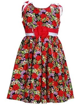 Cinda Mädchen Baumwolle Kleid Kirsche