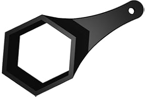 ULROAD Ricambio per chiave BBS RS, chiave esagonale RS Key 80 mm, coperchio cerchione 09 23 576 SW80 0923576 attrezzo