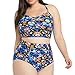 Produktbild Luckycat Damen Bademode Push up Polka Dots Printed Bikini Oberteile Große Oberweite Große Größen Brazilian Badeanzug Badebekleidung Swimwear Sommer Urlaub (XXX-Large, Multicolor)