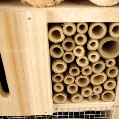XXL INSEKTENHOTEL 48 cm INSEKTENHAUS INSEKTEN BIENEN HAUS NISTKASTEN BRUTKASTEN hillfield - 5
