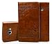 Produktbild Samsung Galaxy A5 2017 Hülle(5,2Zoll), Roreikes Backcover Leather Flip Wallet TPU Silikon Protective Case Premium Leder Handytasche Schutz Etui Schale im Bookstyle mit Standfunktion Kartenein