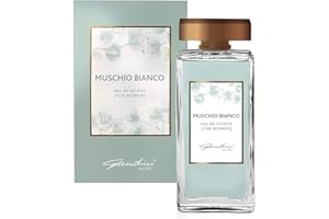 Gandini, Muschio Bianco, Profumo da Donna, Fragranza Dolce e Fresca, con Note Fiorite Ricche e Speziate al Bergamotto, Fiori d'Arancia, Ylang Ylang, Rosa, Chiodi di Garofano, 100 ml