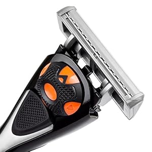 QSHAVE Man's Razor 6 Blade Refill Cartridges with Trimmer Blade (Q6) (4PCS) - Image 4