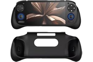 LiLiTok Etui ochronne do Retroid Pocket 5 Grip Case, etui w stylu retroid grip, etui ochronne TPU miękkie Shell, uchwyt RP5, akcesoria do konsoli gier (czarny)