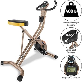exerpeutic gold 500 xls foldable upright bike