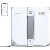 ECOVACS WINBOT Mini 2 Robot Cam Temizleyici, K&ouml;şe Fır&ccedil;aları ve Ultrasonik P&uuml;sk&uuml;rtme, Dar Pencereler i&ccedil;in Ultra İnce, Akıllı N