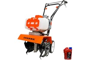 SAKAWA Motoazada Mini compacta Motor Gasolina + Aceite