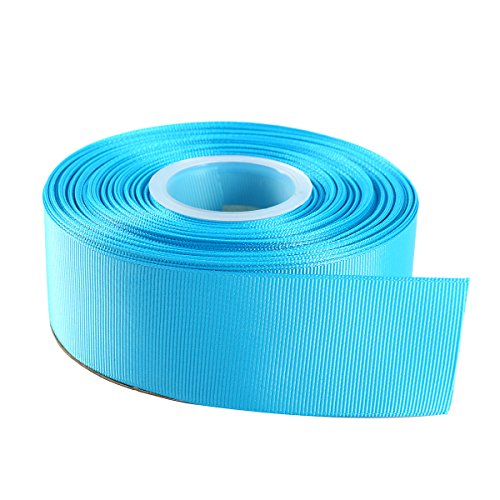 ITIsparkle 38mm Width (11/2") Grosgrain Ribbon 22 Meters (Full Reel) Crafts Gift Wrap Floristry - Turquoise Ribbon