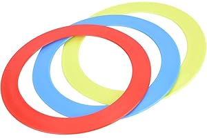 TBEST Anneaux de jonglage,Bagues Jonglerie Ensemble de 3 Bagues Jonglerie Bagues Sautantes Jeu Jouets Sportifs Baguettes en Plaique Bagues Replacement pour Enfants et Enfants Train acité Sautant