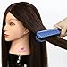 Neverland 70% Hair 26" Long Hair Hairdressing Training Head with Clamp Dark Brown UK STOCK
