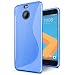 Produktbild HTC 10 EVO Hülle, Conie [S Line Series] Soft Flex TPU Case Ultradünn Echtes Telefongefühl handyhüllen PC Bumper Cover Schutz Tasche Schale Schutzhülle für 10 EVO hartschale dünn (Blau)