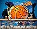 Produktbild WH-PORP  Benutzerdefinierte 3D Tapete Basketball Wände Europa und die Vereinigten Staaten Wind 3D Tv Hintergrund Wohnzimmer Zimmer Wandbild 3D Tapete-300cmX210cm