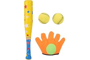 Garosa 4Pcs Baseball Spielzeug Set Weiche Baseball Spielzeug Bat + + Ball Set für Kinder Sport Weihnachten Geburtstagsgeschenk