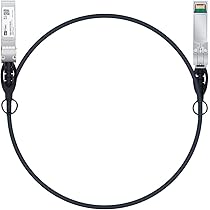 QSFPTEK (10Pack) 10GBASE T SFP RJ45 module, tot 30 m Cat6a/7, 10G SFP RJ45 koperen transceiver GBIC voor Cisco SFP 10G T S, Ubiquiti UF RJ45 10G, microtiek, D Link (ondersteunt meerdere tarieven
