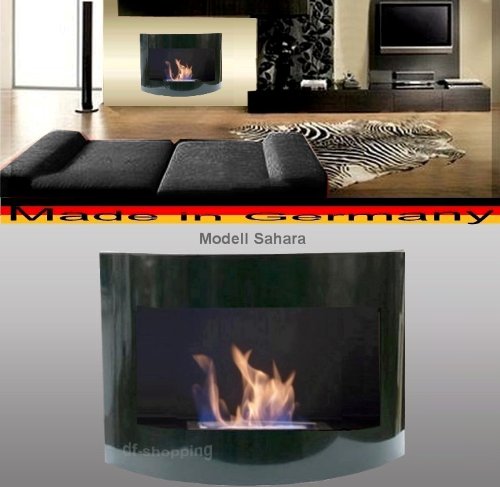 Gel y Etanol Chimenea modelo Sahara / Scegli il colore (Negro)