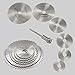 Produktbild 7Pcs Mini HSS High Speed Steel Saw Scheibenrad Rund Trennscheiben Dorne Bohrer Przisionswerkzeuge Schwarz Regard