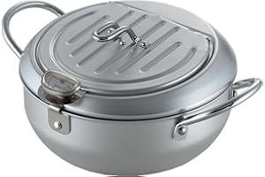 ヨシカワ(YOSHIKAWA) Aji-raku-tei II term?metro con una freidora 20cm SJ1024 cubierta (Jap?n importaci?n / El paquete y el manual est?n escritos en japon?s)