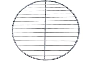 FYANGWAKEJ Bbq Grill Rack Round Stainless Mesh Non Stick Reusable Fire Pit Grate Barbecue Cooking Grill Bbq Tools Accessories (Diameter 28cm)