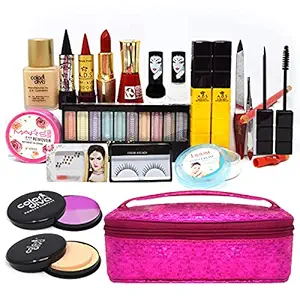 Adbeni All In One Daily Uses Beauty Pack Home Salon Kit with Gift Pack Makeup Pouch GC-929