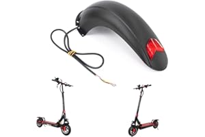 DXHBC Dexian Garde-boue arrière pour scooter électrique Kugoo M4 / M4 Pro 10" Garde-boue arrière + LED Lumière Fender Accessoires Pièces de rechange