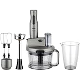 Poor Mr Chef Quadro Blender Set, 900ml Hopper, Stainless Steel Knives, Anthracite (8682511901315)