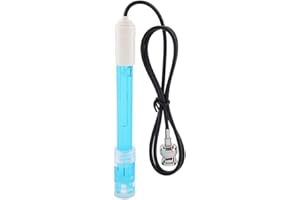 FTORY Sonde d'électrode de pH-mètre PH sonde d'électrode hydroponique d'aquarium sonde de moniteur de PH capteur intelligent connecteur BNC de compteur numérique
