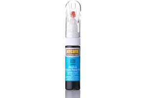 Hycote Gloss Black Touch Up Paint with 2-in-1 Fine Brush & Precision Nib, 12.5ml – Repair Chips, Scratches & Imperfections on Paintwork | Double Acrylic Formula for Excellent Coverage
