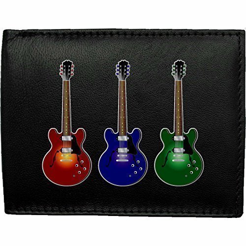 KlassekElectic Guitar Wallet Soft Leather Music Printed Picture Image Band Song gift