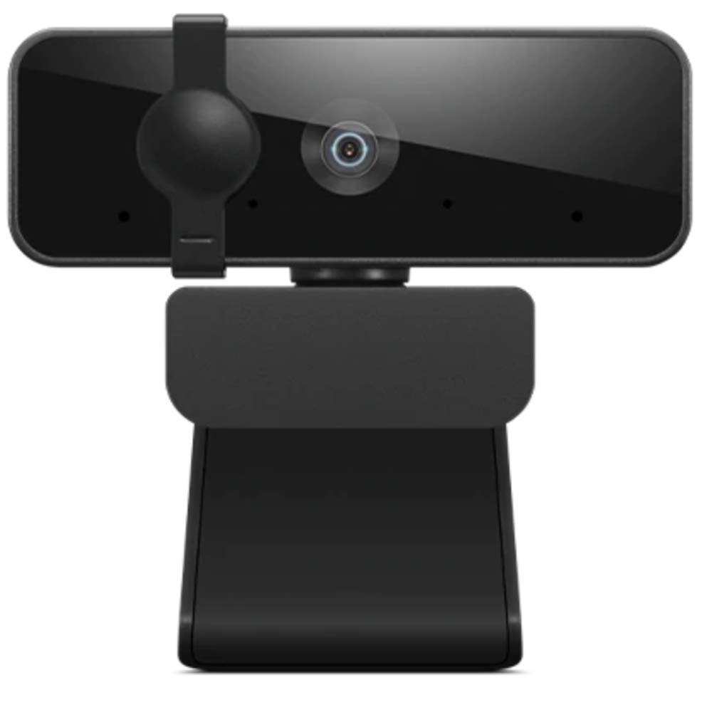 Lenovo FHD Webcam with Full Stereo Dual Built-in mics | FHD 1080P 2.1 Megapixel Digital CMOS Camera |Wide 95 Lens| 360 Rotati