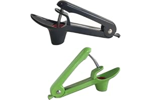 Gurxi Deshuesador de cerezas Cherry pitter Saca huesos cerezas Quitar hueso cereza Extractor de cereza Denoyautor Cereza Y Ciruela Acero Cerezas Ciruelas Frutas Deshuesador Manual Multifuncional Hogar