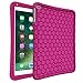 Price comparison product image FINTIE iPad 9.7 2018 2017 / iPad Air 2 / iPad Air Case - [Honey Comb Series] Light Weight Anti Slip Kids Friendly Shock Proof Silicone Protective Cover for iPad 6th / 5th Gen, iPad Air 1 2, Magenta