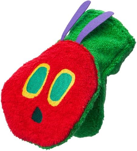 Smithy Fashion Wash and Play 1304011 The Very Hungry Caterpillar Wash Glove 14 x 40 cm Red / Green