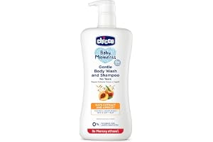 Chicco Baby Moments Gentle Body Wash And Shampoo For Rich Moisturised Skin & Soft Hair 500ml